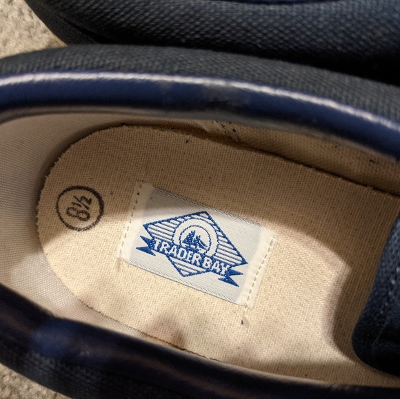Trader bay navy blue canvas shoes - Picture 7 of 7
